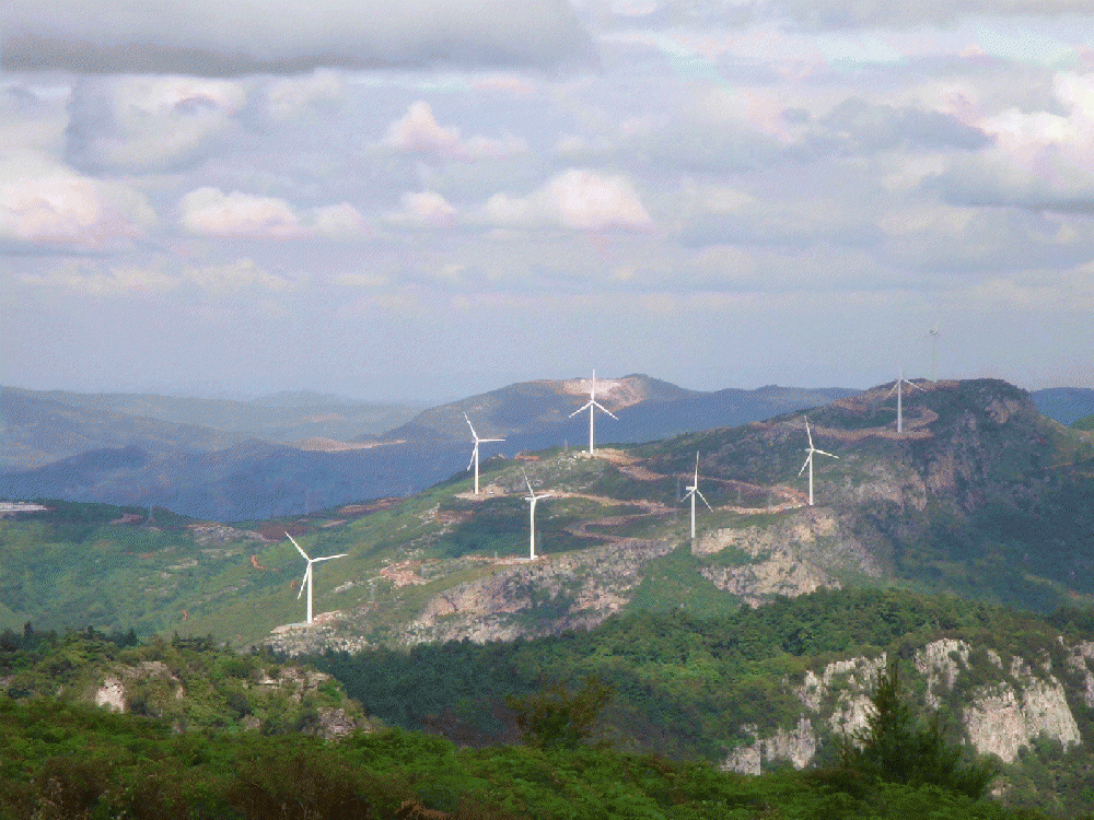 中核哈密烟墩200MW风电防雷工程